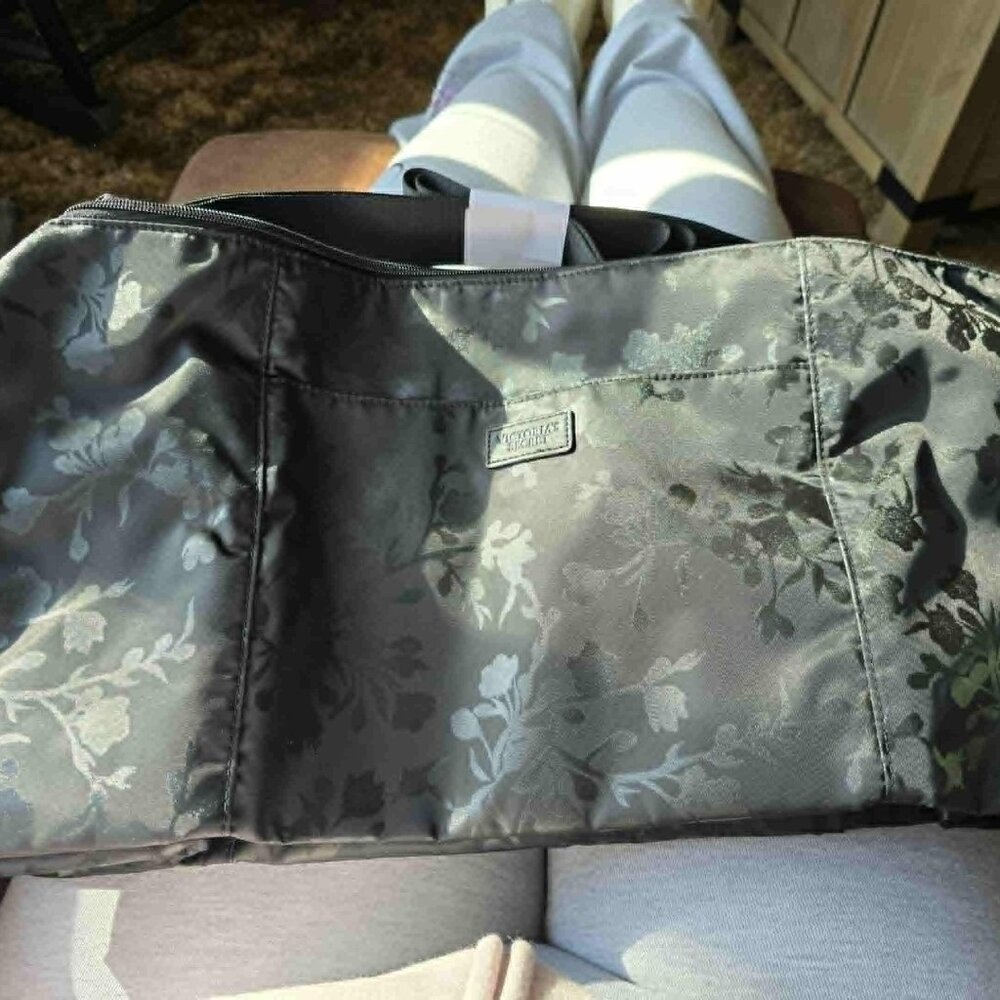 Victoria's Secret Black Duffle Bag